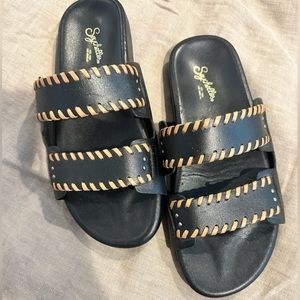 Seychelles Leather Slides